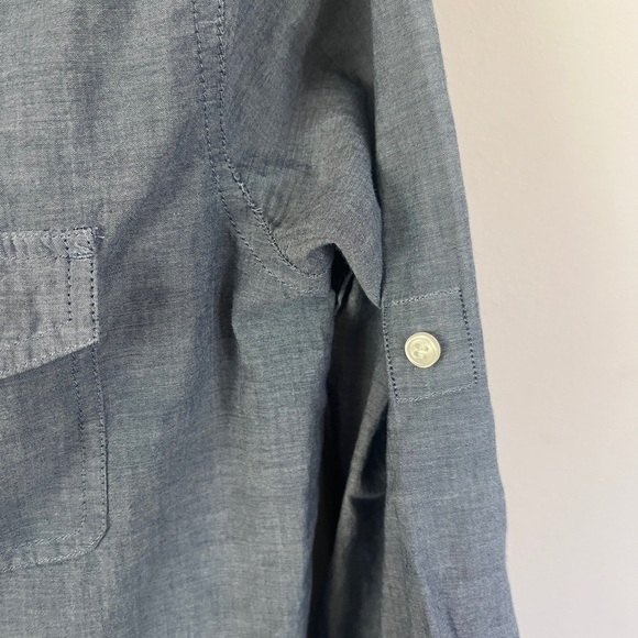 J. Crew Blue Casual Button Down Shirt with Long Sleeves 310 - Picture 5 of 11